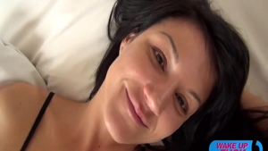 Too cute passionate babe crazy fingering