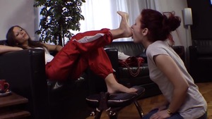 Natural boobs redhead lezdom