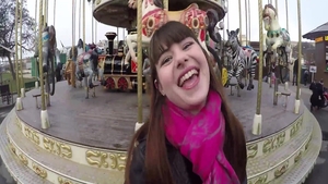 Nailing alongside tight spanish brunette Luna Rival