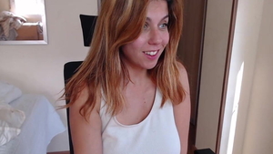 Natural and very sexy girl masturbating on live cam