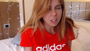 Very sexy girl riding large vibrator