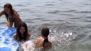 Nailed rough at the beach