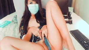 Chinese girl finds irresistible medical nailed rough