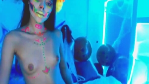 Striptease on webcam