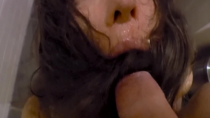 Nataly Gold and Evelina Darling brutal face fuck