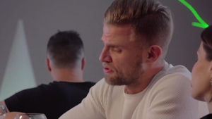 Rough cum on face with french MILF