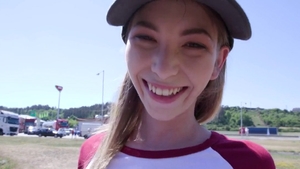 Athletic & super slim teen chick hardcore anal fucking