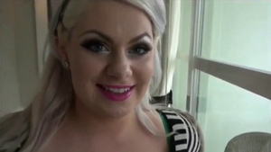Tight and super hot neighbor creampied in hotel