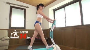 Beautiful asian brunette has a taste for nailed rough in HD