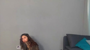 Bubble butt Baby Mar twerking wearing fishnets