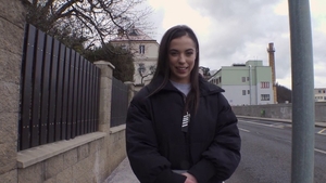 Kinky brunette Anastasia Brokelyn goes for rimming