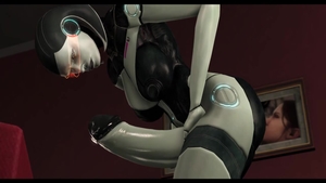 Hawt & big tits babe futanari pussy fucking 3d