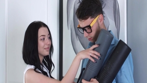 Big tits super hot roommate seduce