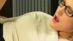 Lana Fever in lingerie sucking dick