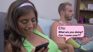 Cumshot along with big tits pornstar Ella Knox