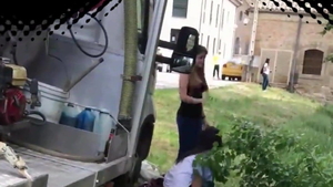 Pissing on the street