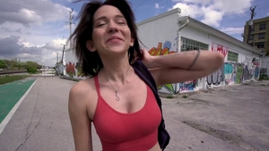 Teen Riley Jean agrees to deepthroat in jeans