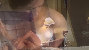 Saggy tits babe fingering