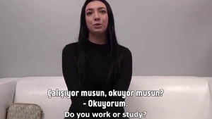 Perfect body turkish brunette has a taste for loud sex in HD