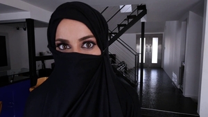 Perfect arab brunette Victoria June need rough raw sex HD