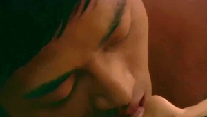 Wife swap along with sensual perky korean brunette