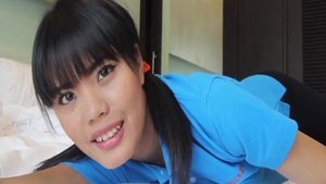 Nailing in the company of beautiful asian babe