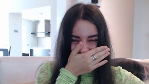 Softcore european fingering live on webcam