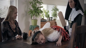 Busty mature Sarah Vandella punishment pussy fuck