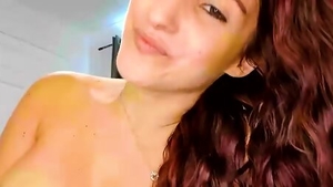 Homemade sex scene in the company of redhead