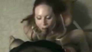 Blonde female orgasm