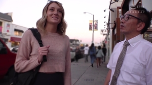 Asian blonde interracial bang 