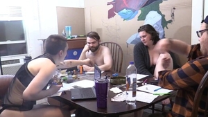 Tattooed geek goes in for nailing in HD