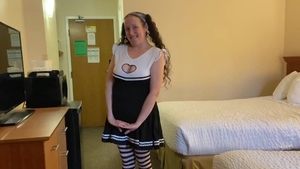 Very hot wet pussy brunette private roleplay on Halloween