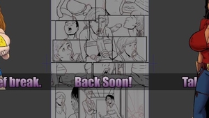 Lustful MILF art got nailed