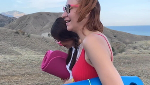 Flashing at the party young czech