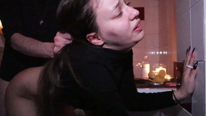 Naughty brunette needs BDSM HD