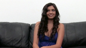 Too cute Indian lesbo pussy fuck humping during interview