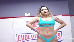 Naked rough wrestling