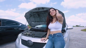 Brunette Gabriela Lopez got fucked hard sex tape in HD