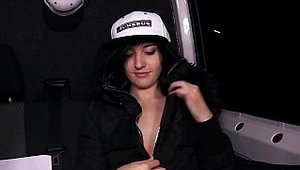 Bums Bus - Naughty Alina Lamour gets plowed in the car in HD