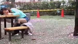 Ramming hard together with plump asian amateur