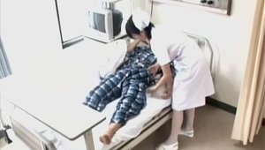 Asian nurse got fucked hard in the hospital