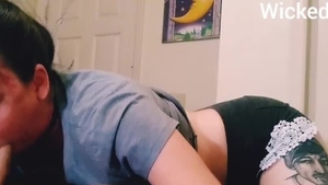 Erotic couple raw feet teasing choke play HD