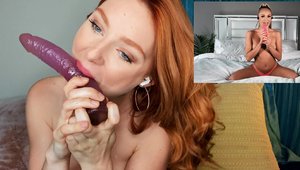 Lacy Lennon next to Emma Hix playing with sex toys